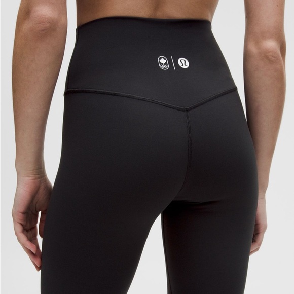Lululemon Team Canada Align High Rise HR Pant Legging Leggings 28” Black New - Picture 4 of 5